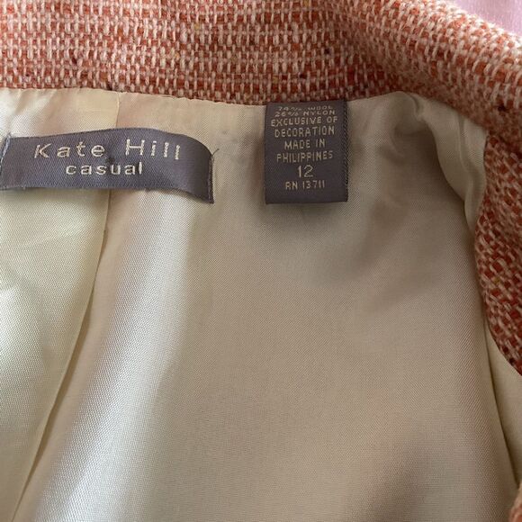 Kate Hill wool/nylon jacket blazer, size 12.  0631 - Picture 10 of 10